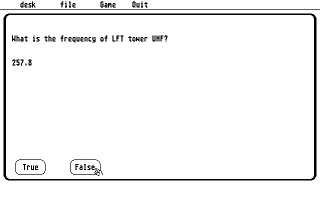 Quizz atari screenshot